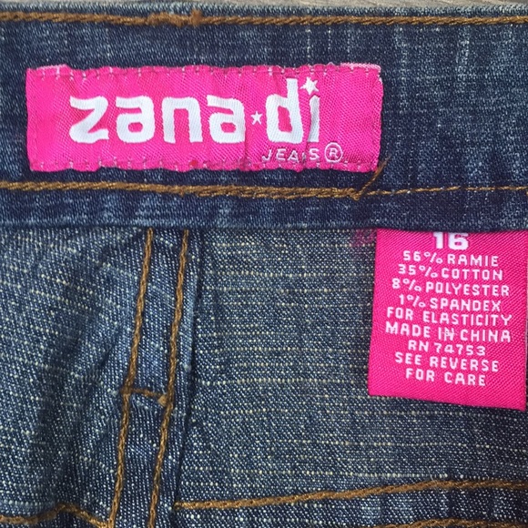 ZANA DI High Waist Womens Junior Plus Size 16 EUC - Picture 5 of 6